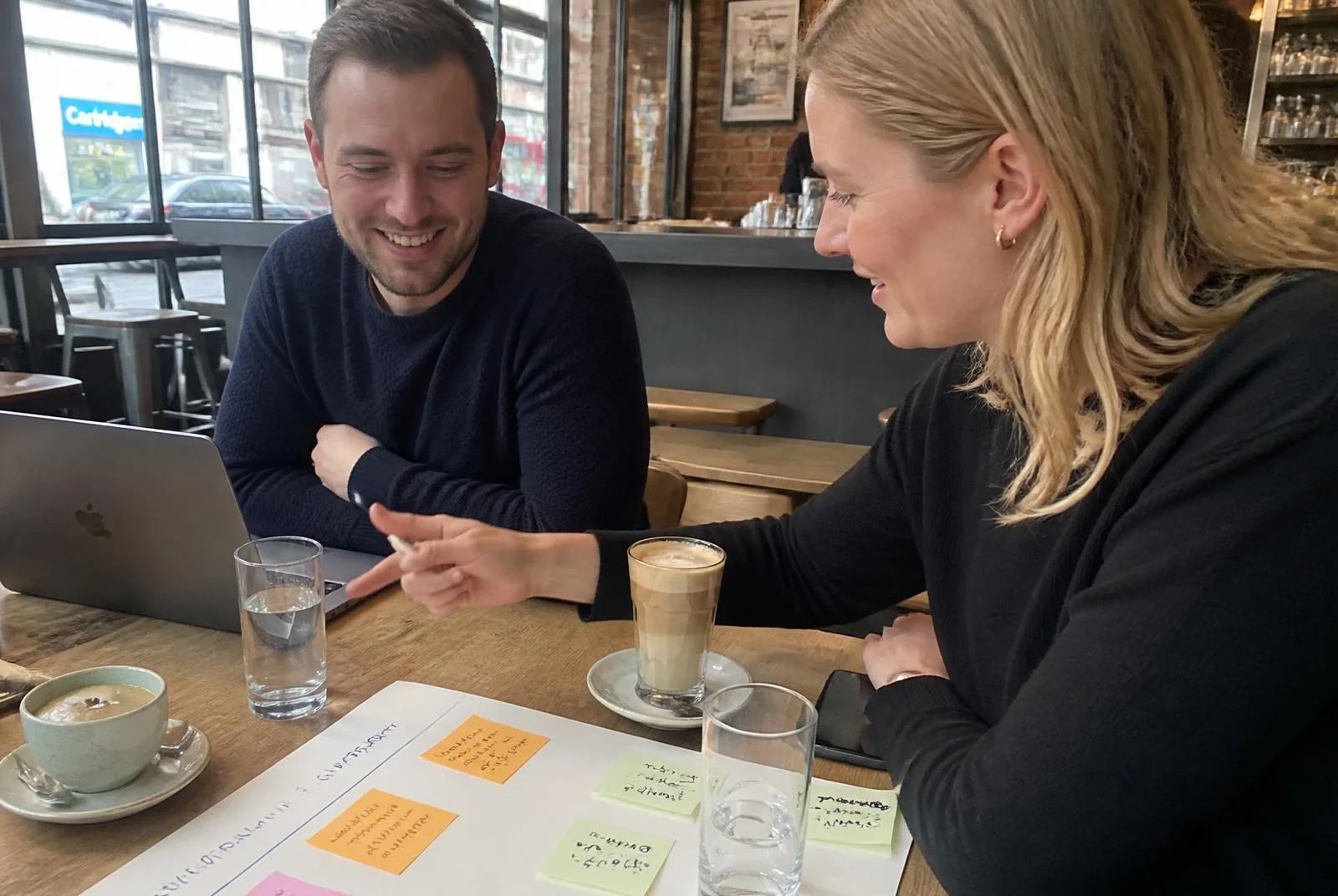 A strategy session in progress