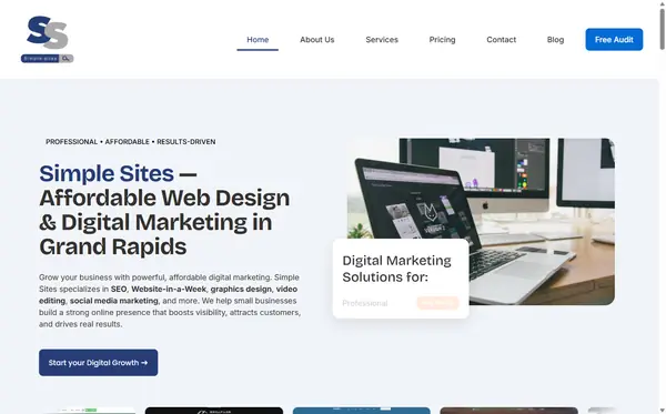 Web design & build portfolio piece
